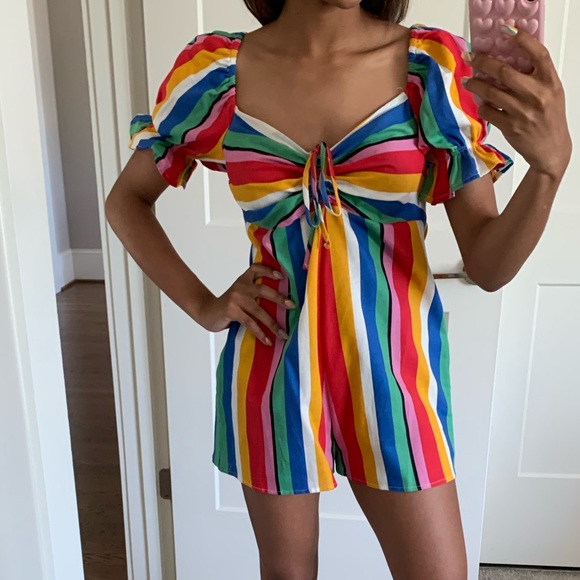 ASOS Striped Romper - Picture 2 of 3